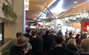 Auckland Airport passengers were being re-screened after a security breach in the domestic terminal at Auckland airport.