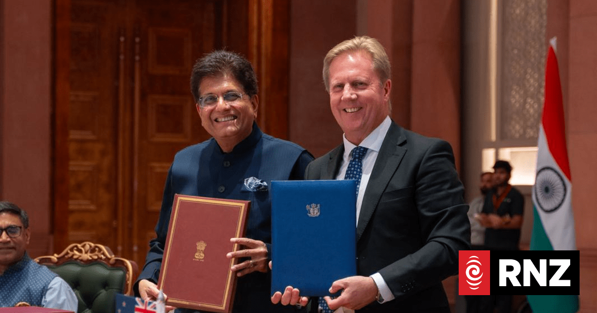 India trade agreement to be unveiled at Parliament within hours  www.rnz.co.nz