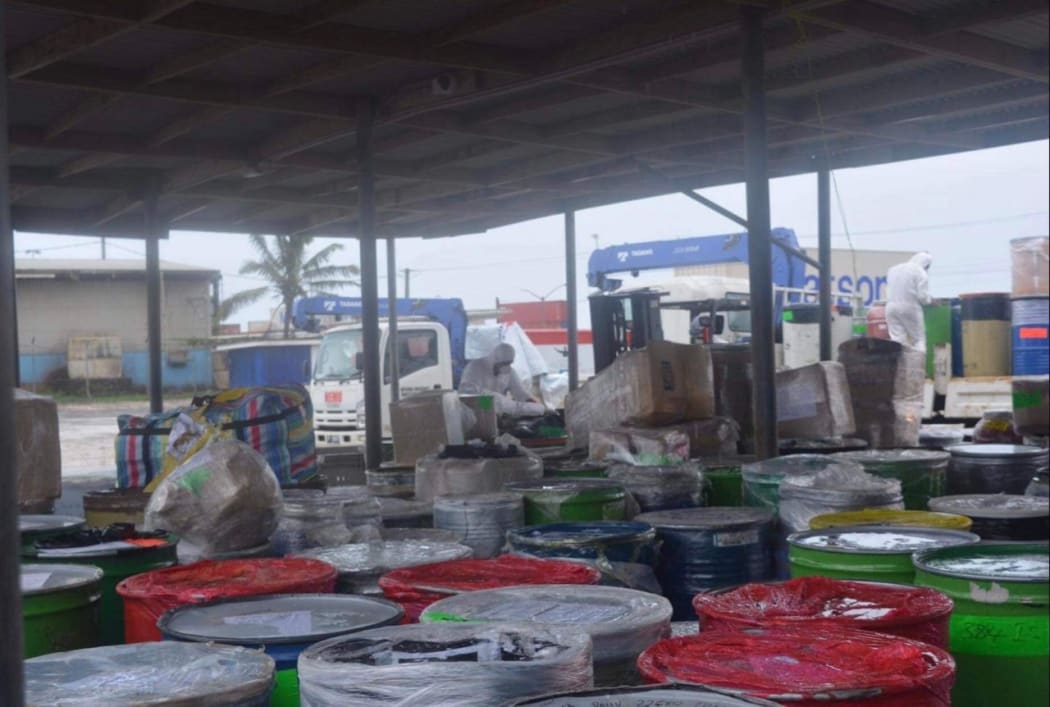 The first shipment of aid sent to Tonga by New Zealand community members and businesses is finally being unpacked after completing mandatory quarantine on Tongatapu.