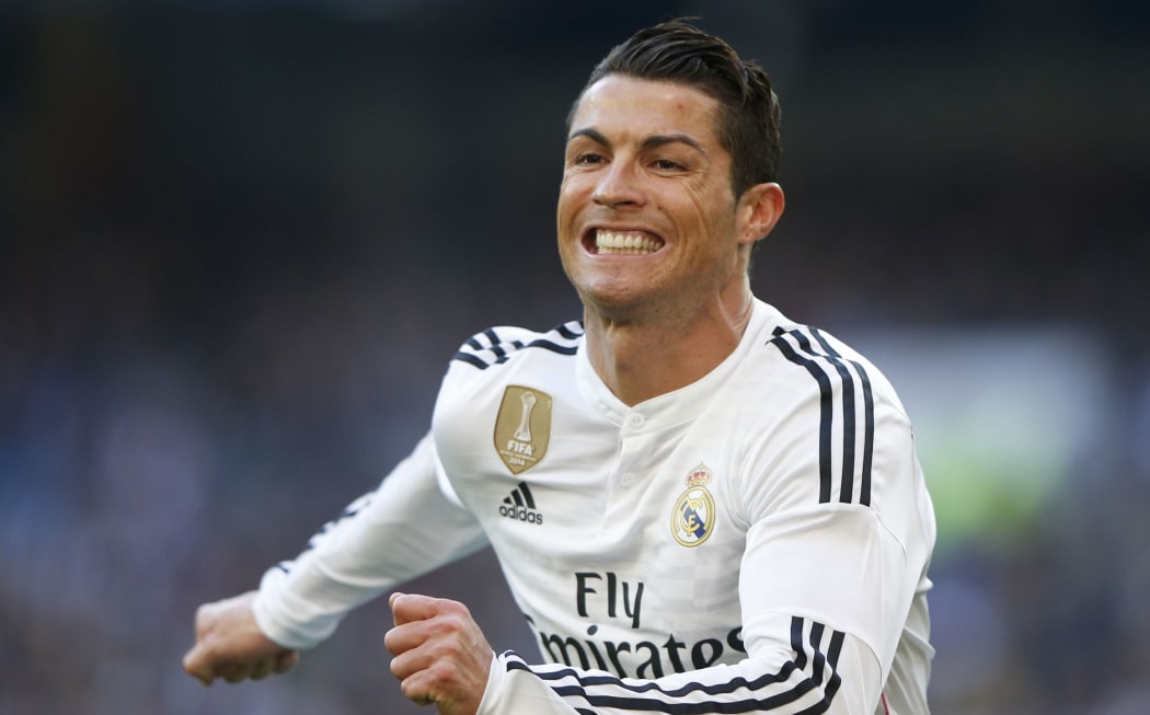 Real Madrid's Cristiano Ronaldo in action.