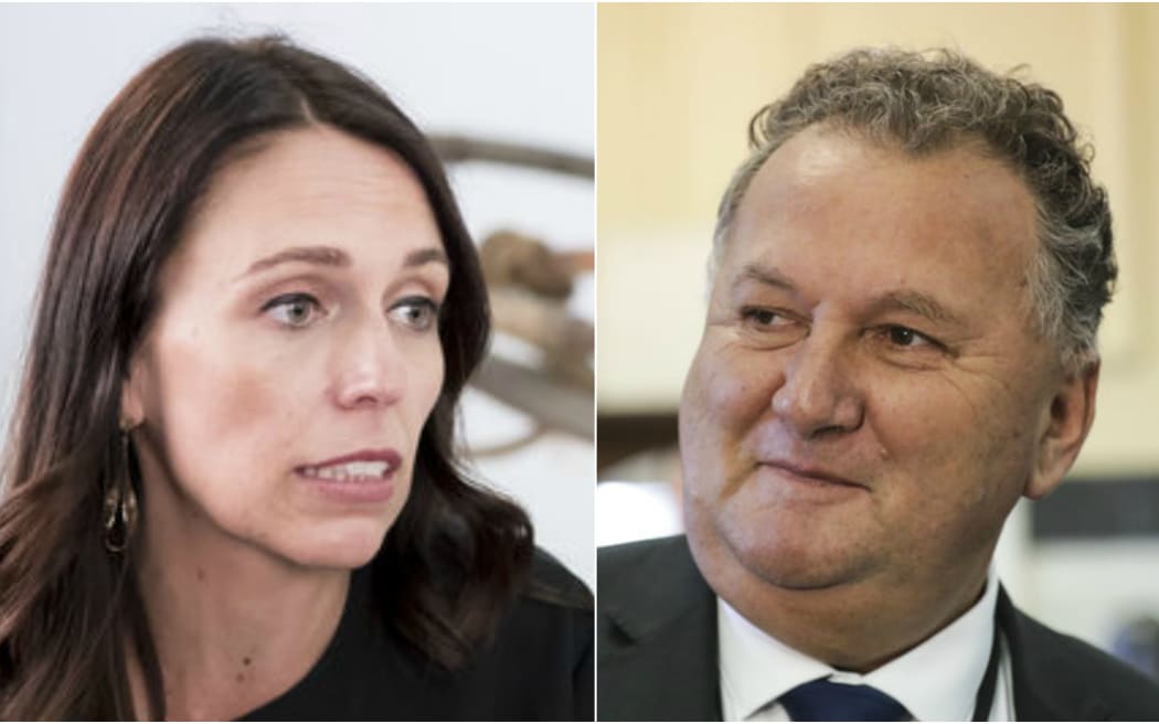 Prime Minister Jacinda Ardern and Regional Economic Development Minister Shane Jones.