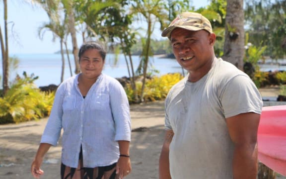 Kayak rescue hero Lui Nifo and his wife Tolopene Lui