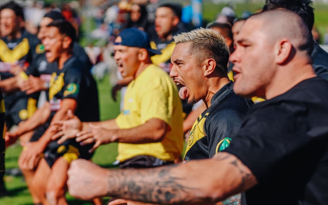 More than 2500 people were at Rotorua's Puketawhero Park on Saturday for the League Legends XIII match in support of men's mental health.