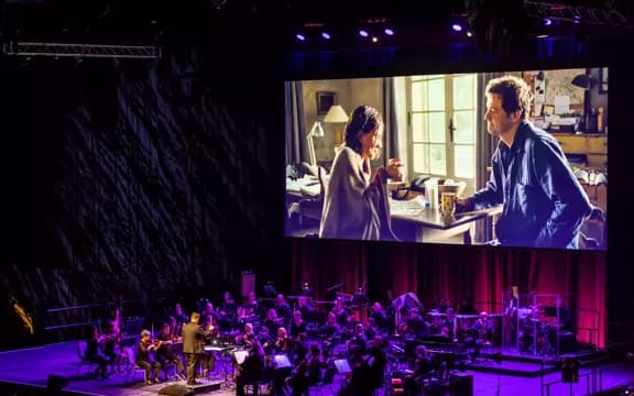 A screening of the film Love Actually with a live orchestra