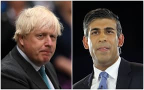 Rishi Sunak (right) is ahead as it gets closer for nominations for the next UK prime minister, but Boris Johnson's campaign claims he has the support he needs from MPs.