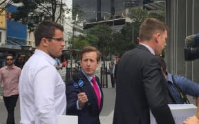 Gable Tostee arrives in court.