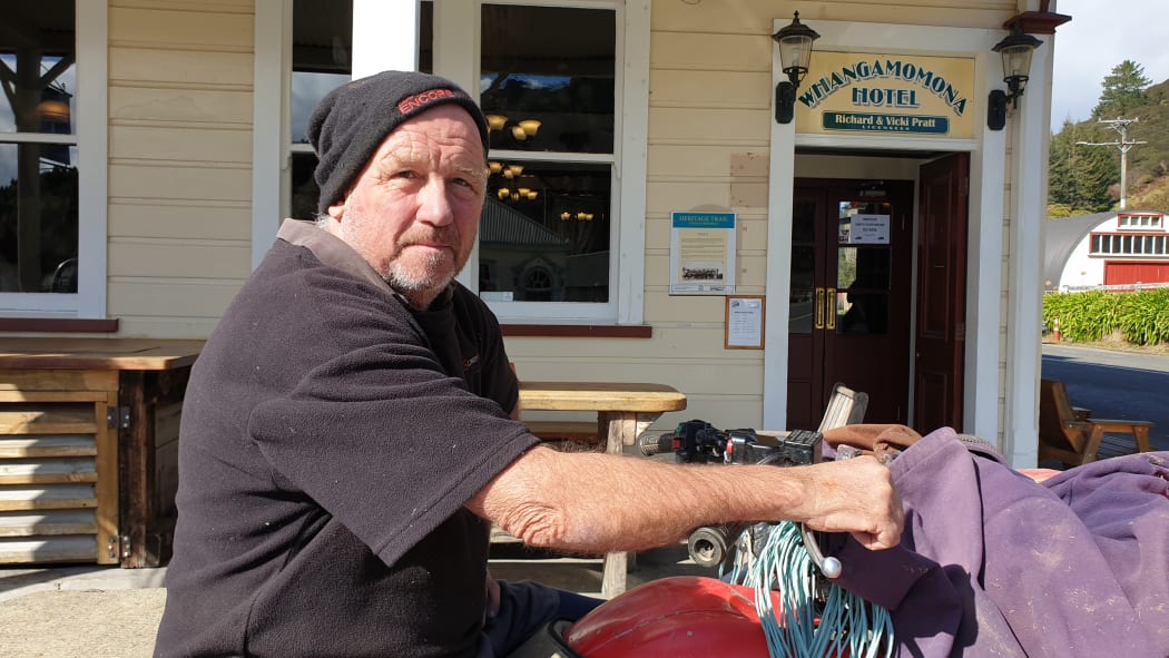 John Herlihy, president of the Whangamomona Republic
