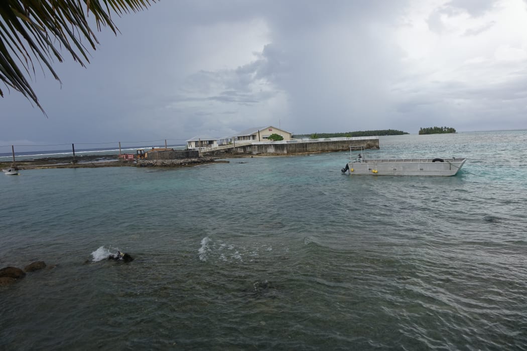 A 2-metre sea wall is the only defence against rising tides in Fakaofo, Tokelau.