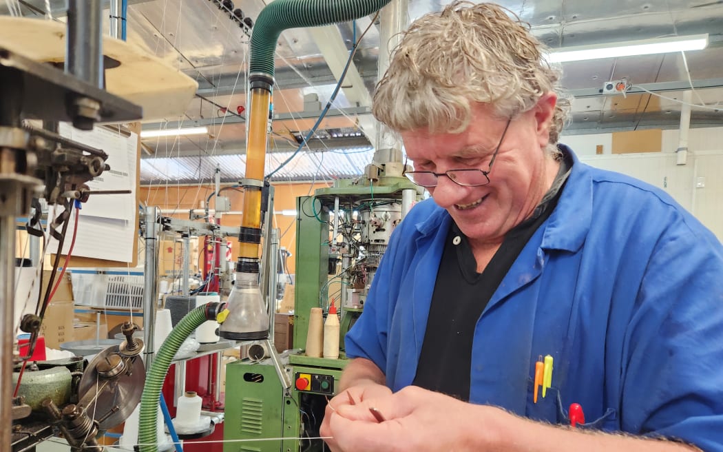 Terence A'Hern, Norsewear's technician, started at the company straight out of school