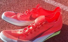 The size 10.5 US shoes that carried Sam Ruthe to a world record as the youngest four-minute miler.