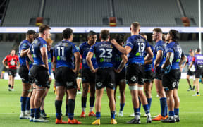 Blues after their loss to the Crusaders.