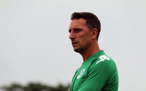 Fiji football coach Christophe Gamel.