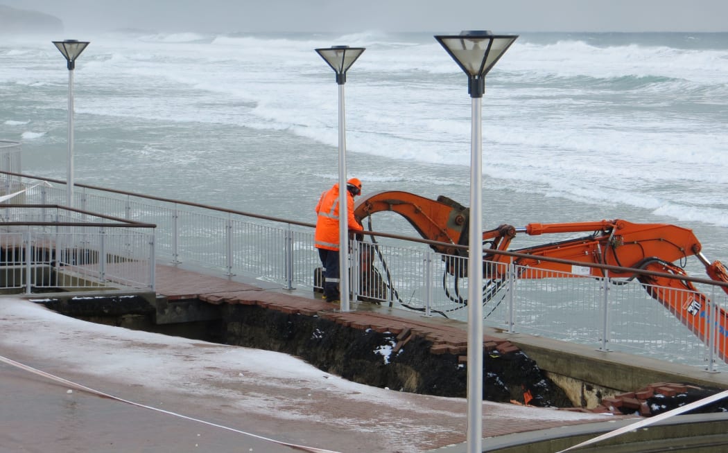 Council staff are trying to prevent more erosion.