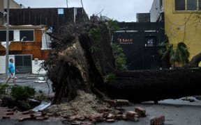 Storm damage is seen after Hurricane Michael in Panama City, Florida.
