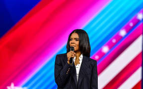 US conservative author Candace Owens speaks at the Conservative Political Action Conference 2022 (CPAC) in Orlando, Florida on February 25, 2022.