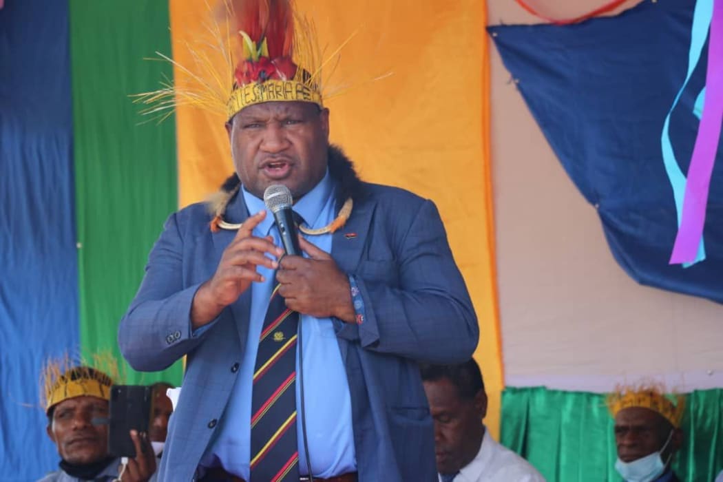 PNG Prime Minister James Marape