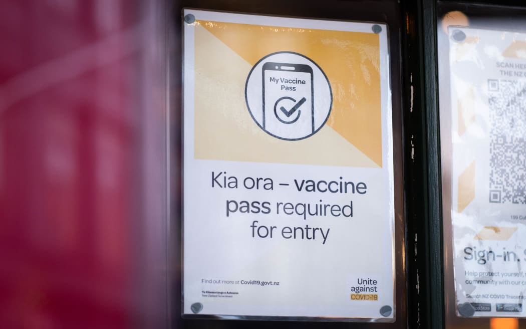 Vaccine Pass Requirement Sign