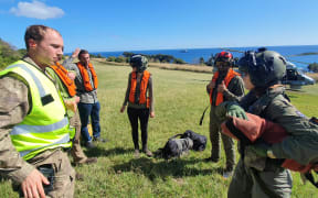 New Zealand Defence Force has helped DOC staff as well as MetService and GNS staff at Rangitāhua / Raoul Island return home after the announcement of the lockdown.