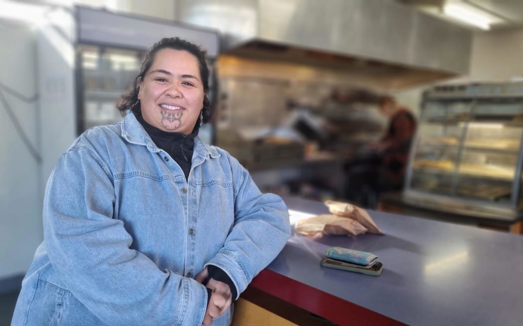 Jasmine Tutahione loves the kaupapa of the Pātea Hangi shop almost as much as she does its fry bread.
