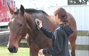 A student on the Birchleigh Polo Club programme