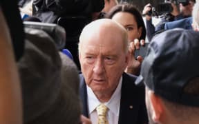 Broadcaster Alan Jones faces court in Sydney