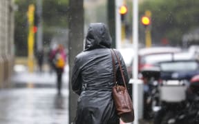 Wet weather in Wellington.