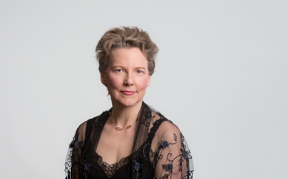 NZSO harpist Carolyn Mills