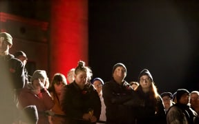 The Anzac Day Dawn Service at the Auckland War Memorial Museum.