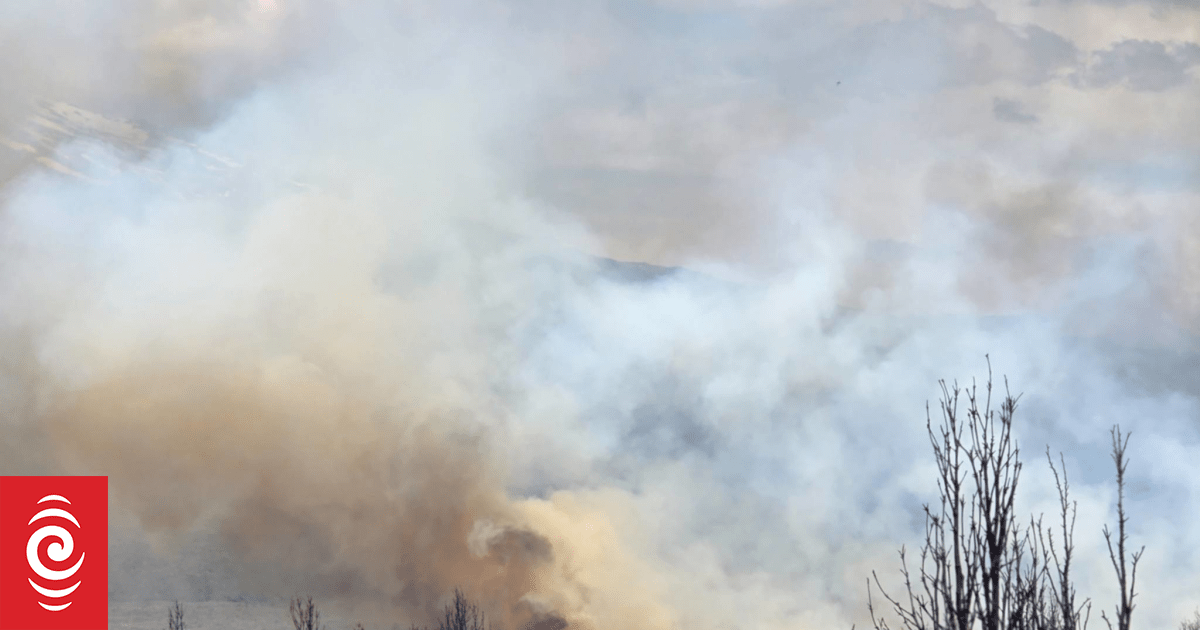 Firefighters fear wind change could cause 322ha Tongariro blaze to flare up
