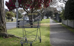 Lytton St, near motel emergency housing in Rotorua.