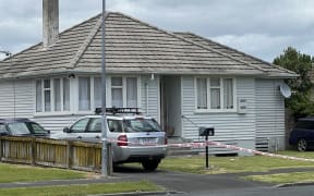 A house on Douglas Crescent, next door to the address where a stabbing incident took place.