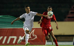 Max Mata opened the scoring for New Zealand.