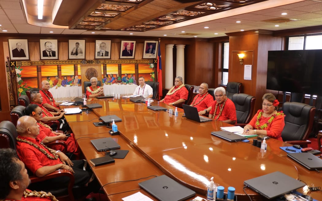 Samoa's new FAST party cabinet in its first meeting.