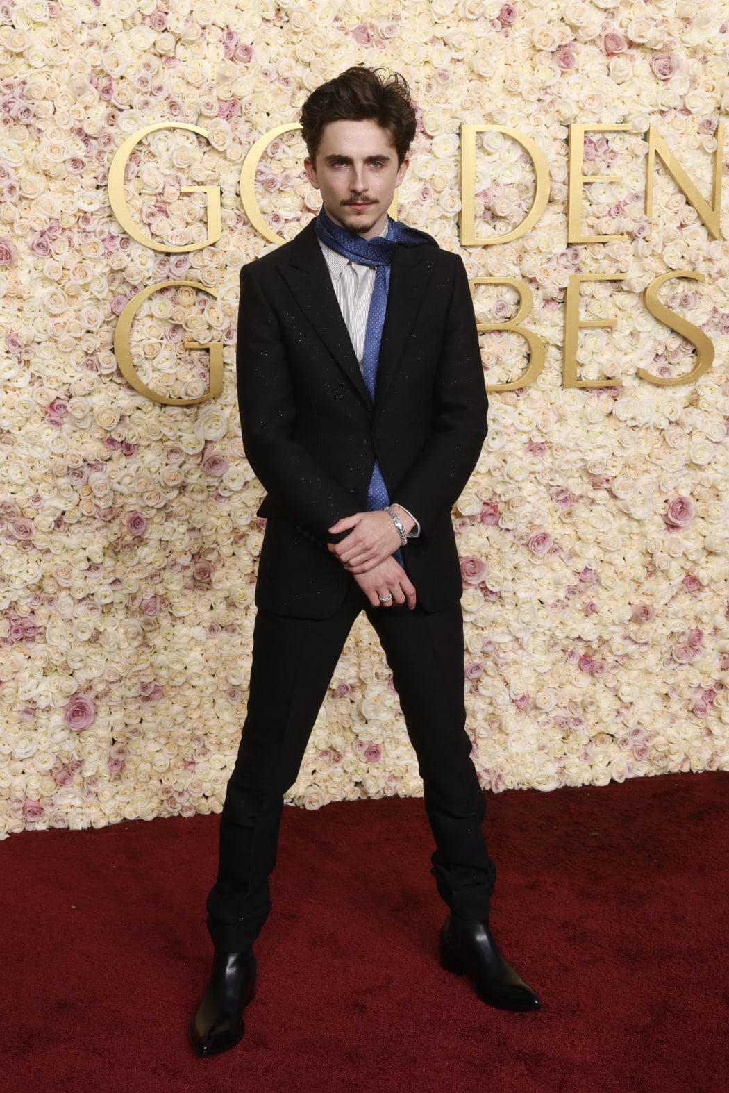 French-US actor Timothee Chalamet arrives for the 82nd annual Golden Globe Awards at the Beverly Hilton hotel in Beverly Hills, California, on January 5, 2025.