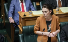 Prime Minister Jacinda Ardern answers questions in the House