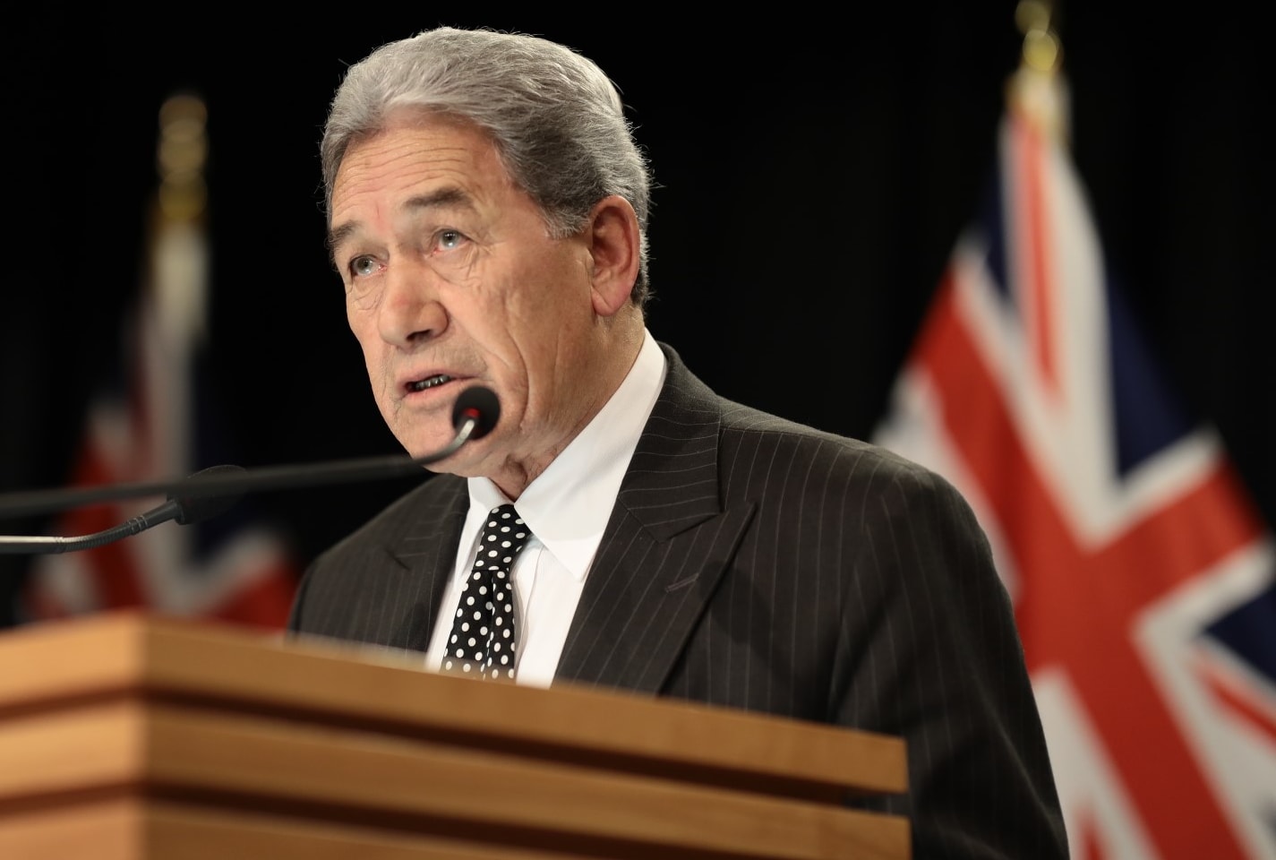 Winston Peters post Cabinet media conference 13 May 2019