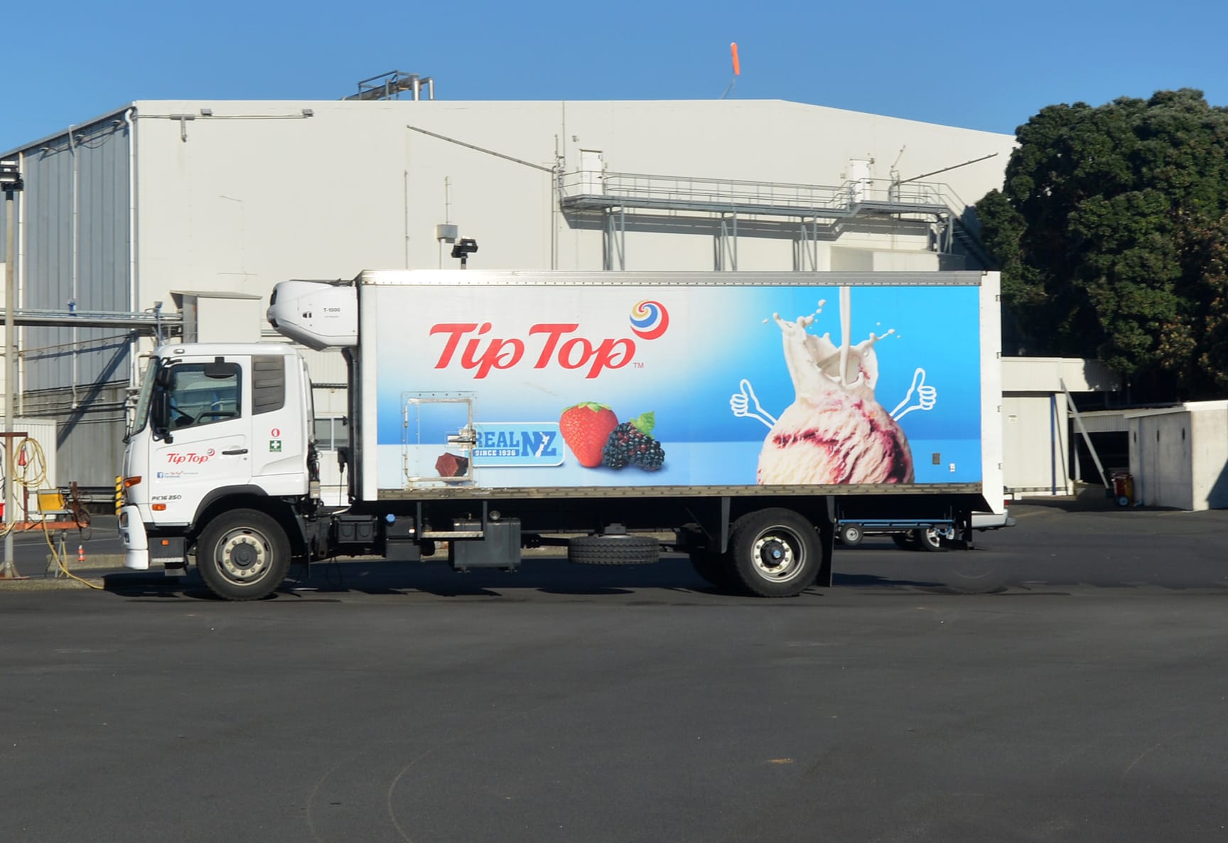 Tip Top Ice cream factory in Auckland, New Zealand.