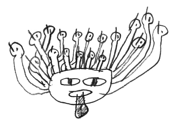 Wellington illustrator Sarah Maxey worked from drawings by  Jo Randerson's kids and their friends for the book Secret Art Powers.