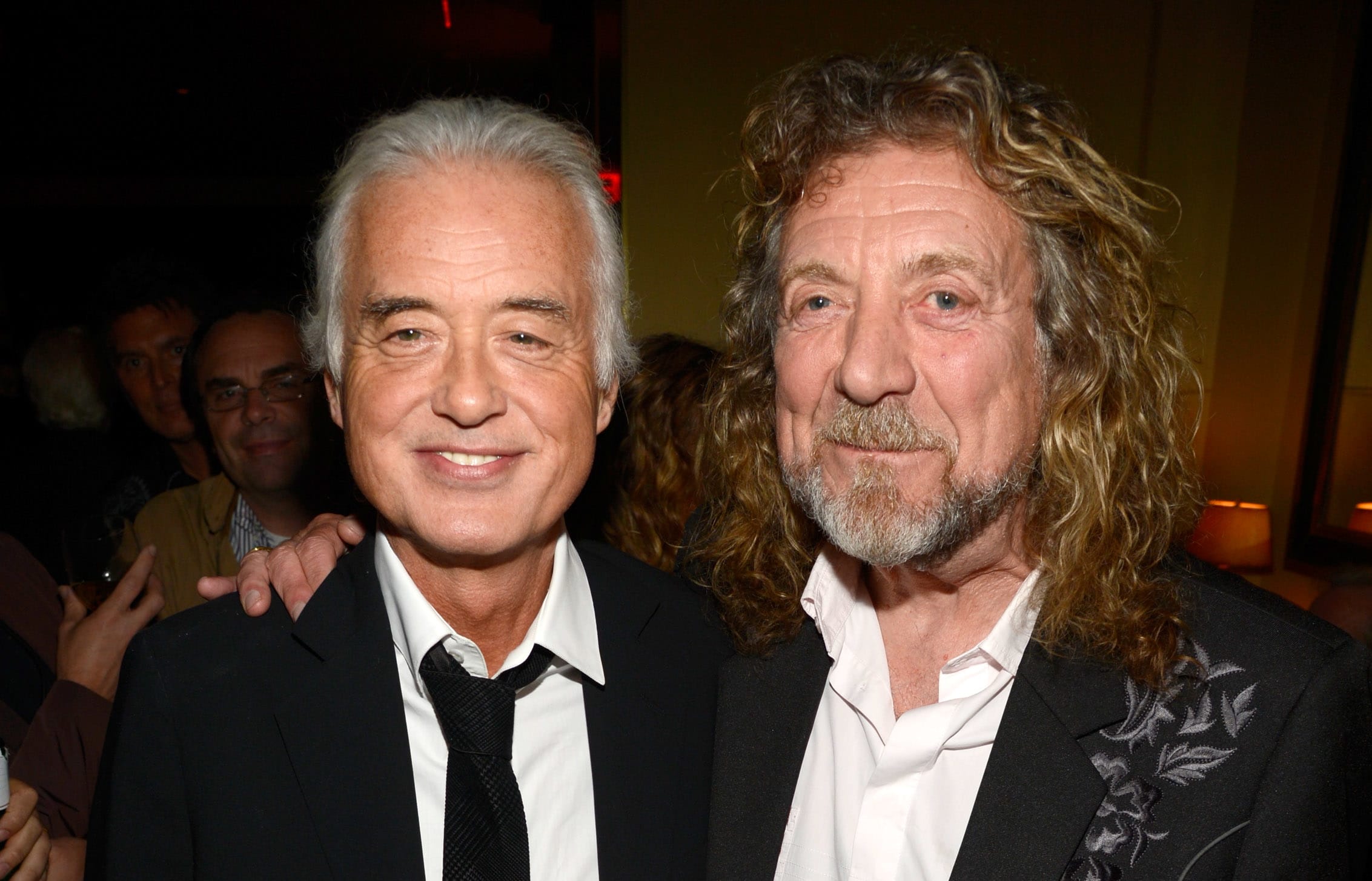 Led Zeppelin's Jimmy Page, left, and Robert Plant