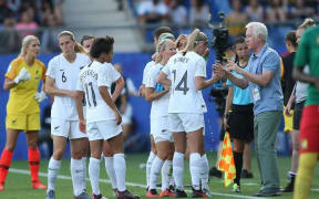 Football Ferns and coach Tom Sermanni at the 2019 FIFA World Cup
