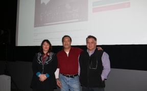 (L-R) Pou Arahi Honiana, Lawrence Wharerau and Gareth Seymour.