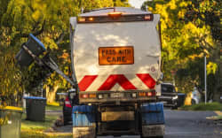 Auckland’s general waste is collected every week. Photo only for use with LDR story by Torika Tokalau and not for re-use.