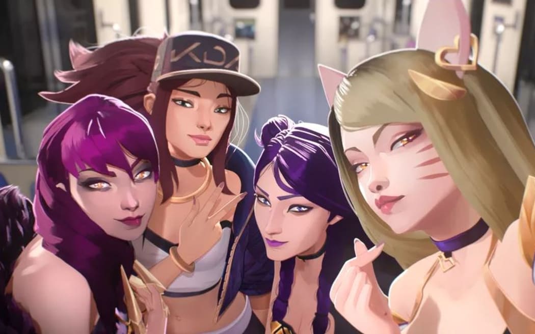 Virtual K-Pop group K/DA