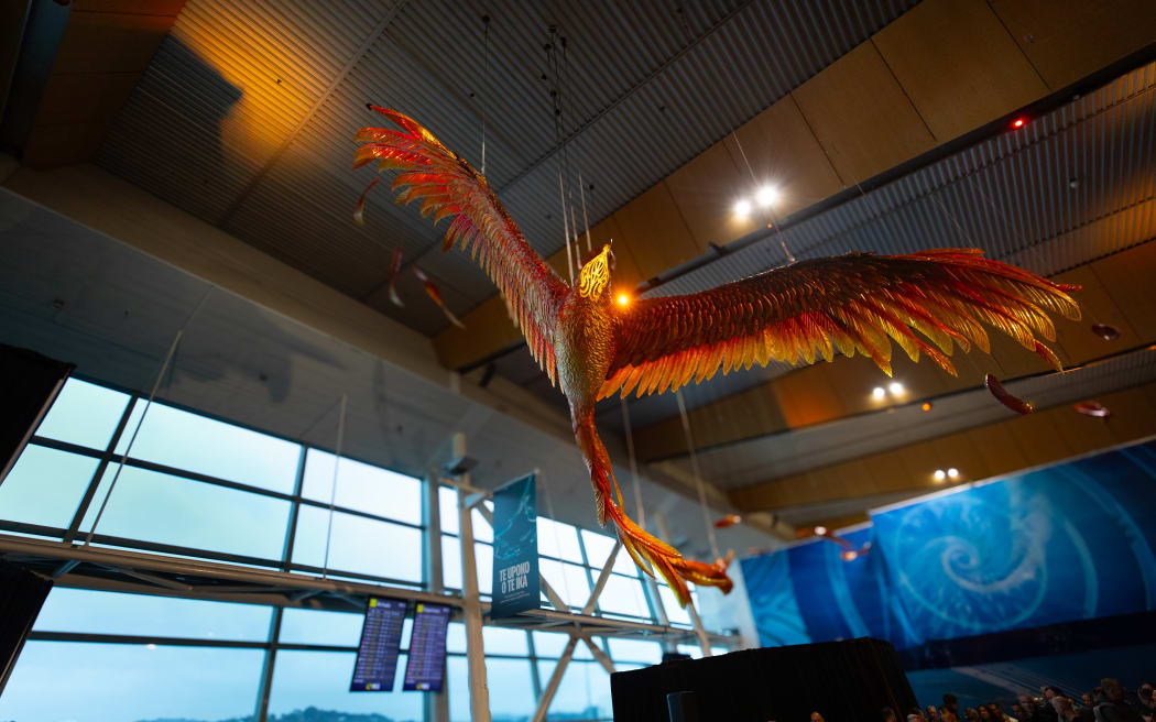 wellington airport has a new bird art