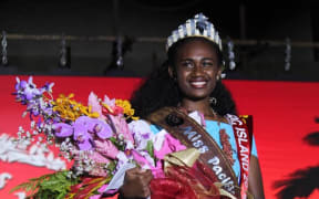 Miss Pacific Islands, Leoshina Mercy Kariha from Papua New Guinea was crowned early this morning at the Atele Indoor Stadium in Tonga. 1 December 2018.