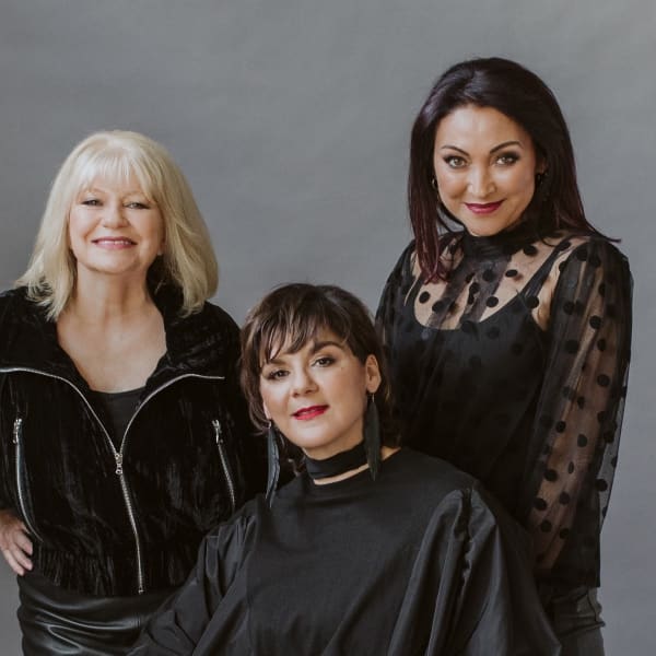 The Lady Killers - left to right Suzanne Lynch, Jackie Clarke and Tina Cross