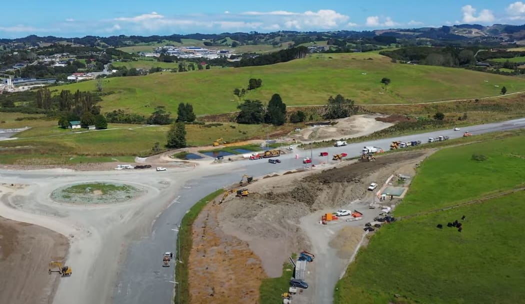 The Pūhoi-to-Warkworth Ara Tūhono motorway north of Auckland
