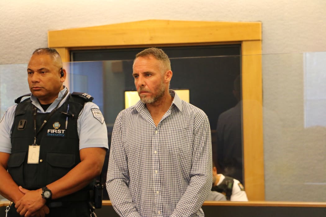 Jay Christopher Lingman, 41, at his first High Court appearance in Auckland.