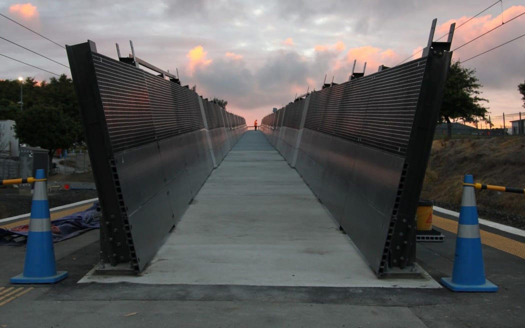 The new ramp includes improvements to benefit the local blind and low vision community.