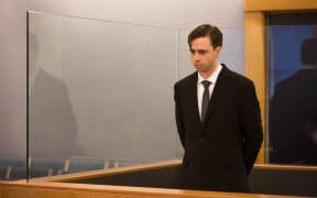 Dustin La Mont at the High Court, 25 October 2016.